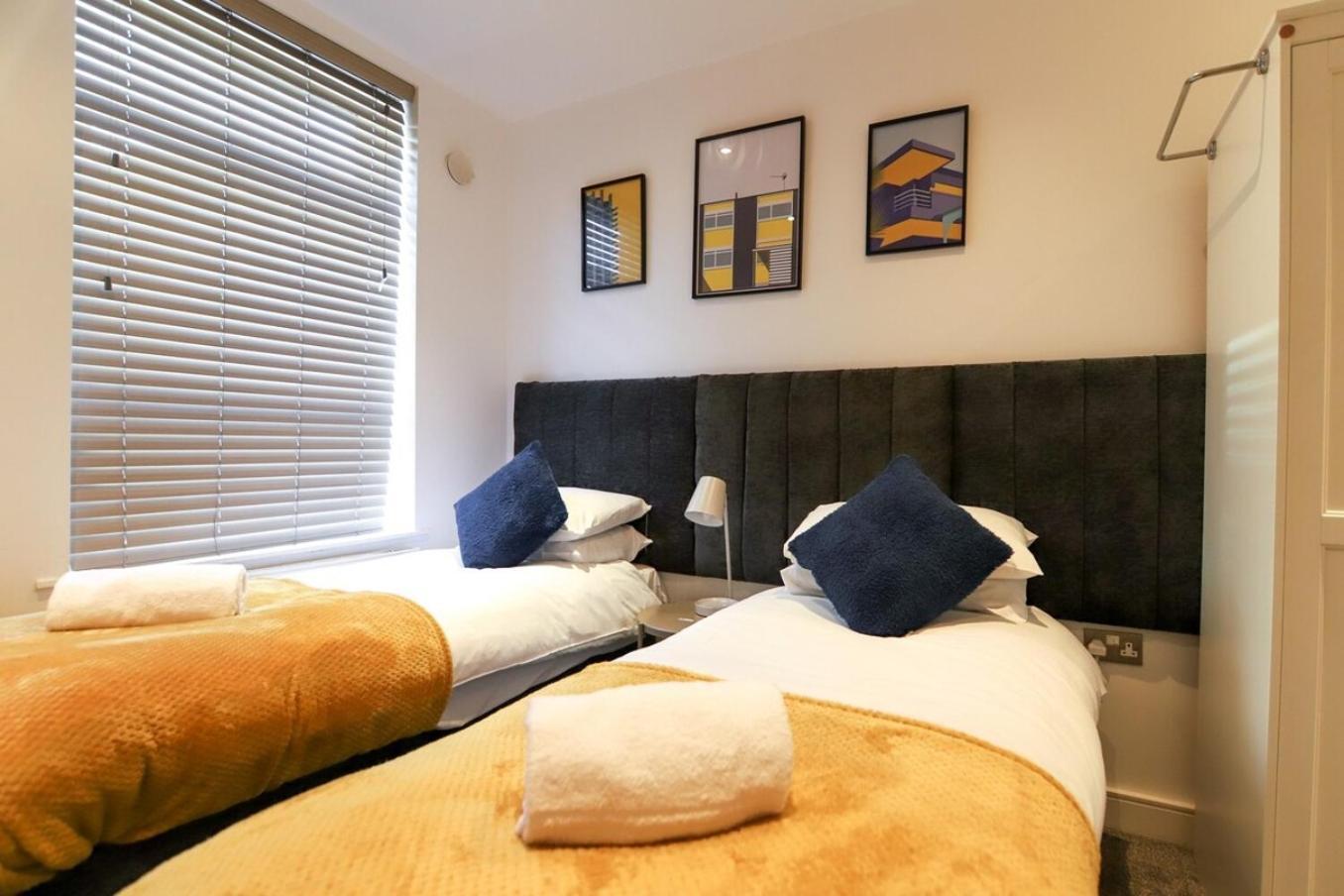 New- Modern 2Br Apt Wifi Sleep5 City Centre 谢菲尔德 外观 照片