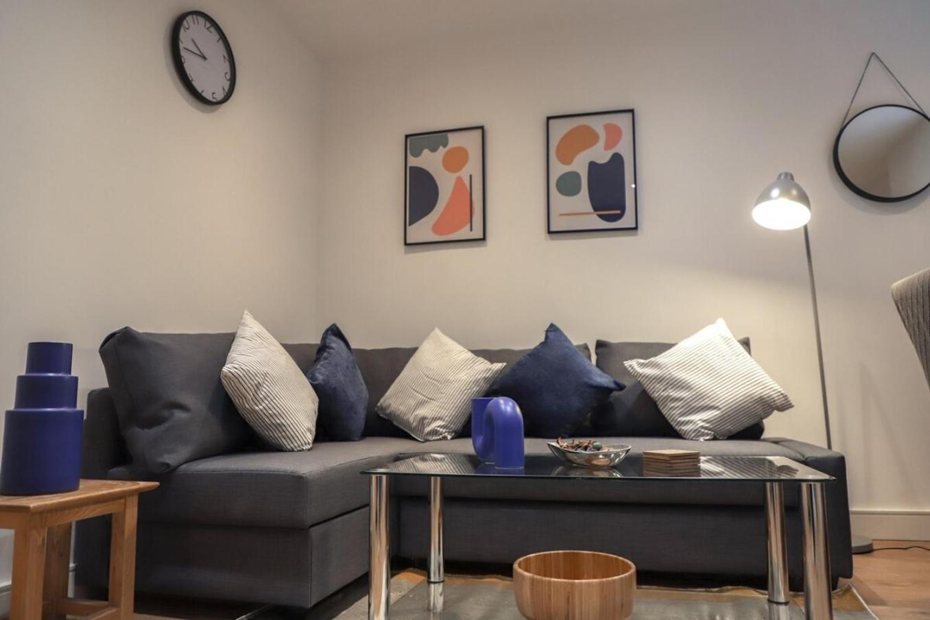 New- Modern 2Br Apt Wifi Sleep5 City Centre 谢菲尔德 外观 照片