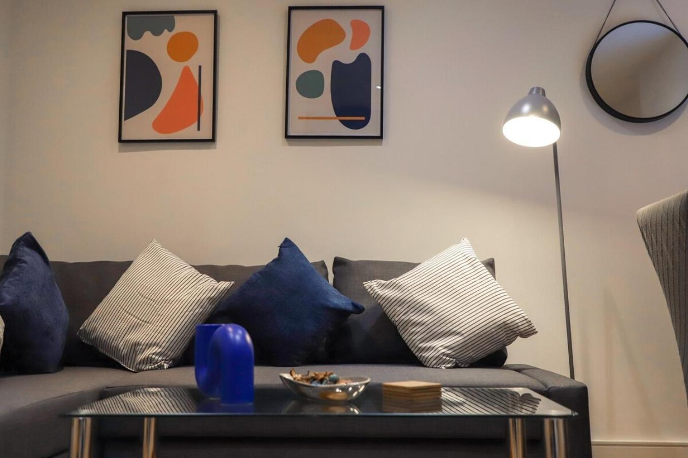New- Modern 2Br Apt Wifi Sleep5 City Centre 谢菲尔德 外观 照片