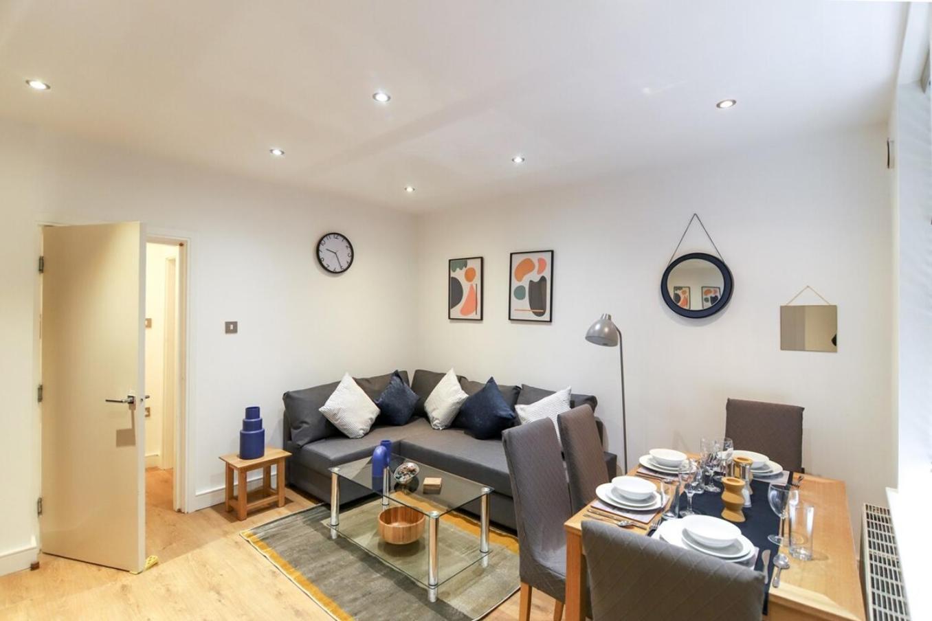 New- Modern 2Br Apt Wifi Sleep5 City Centre 谢菲尔德 外观 照片